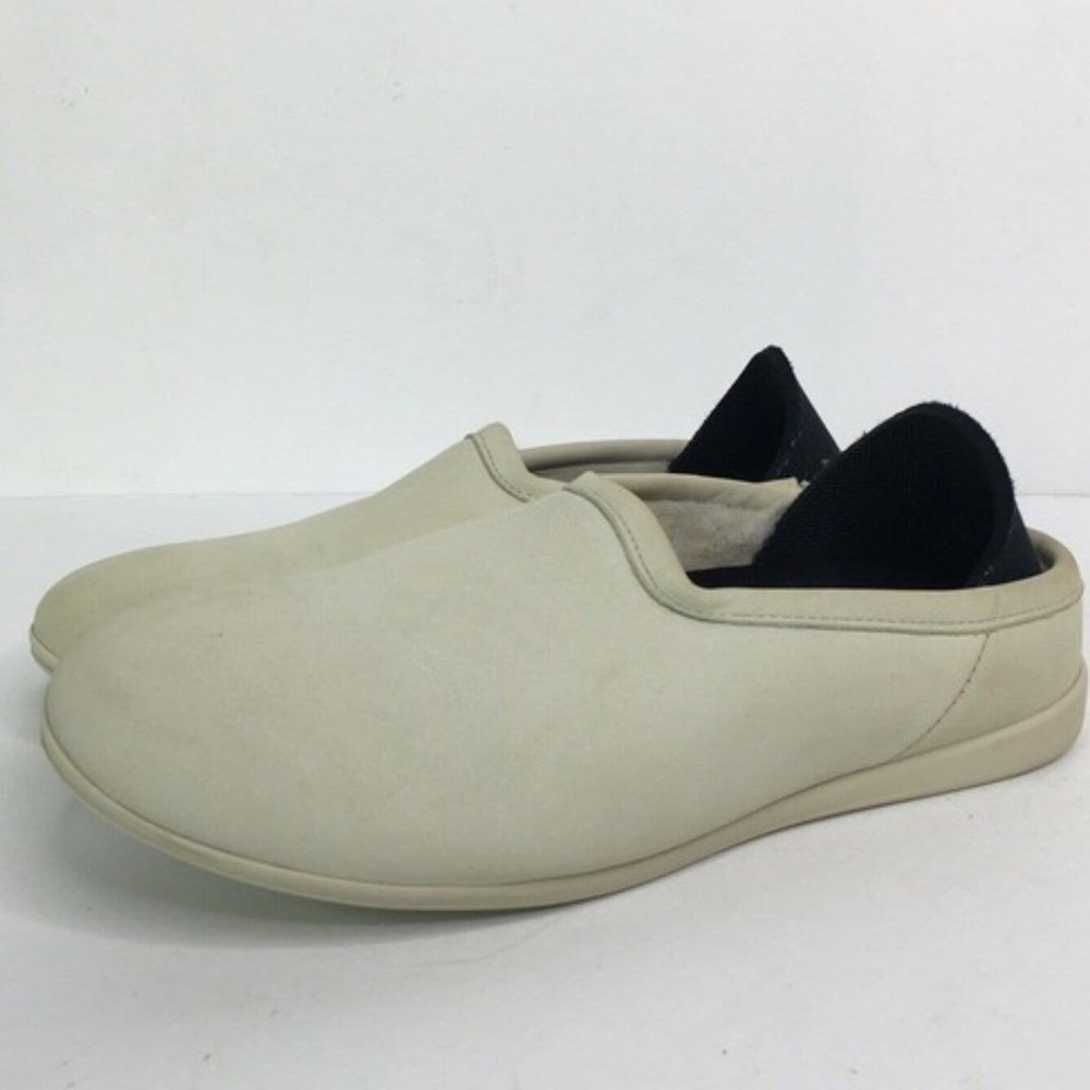 OBO! Mahabis LUXE White Leather Shoes Slippers - EU 40 / US 9